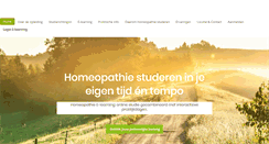 Desktop Screenshot of homeopathieacademie.nl