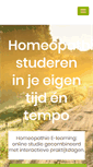 Mobile Screenshot of homeopathieacademie.nl